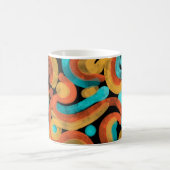 Abstract colorful coffee mug コーヒーマグカップ (中央)
