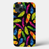 Abstract colorful feather explosion Case-Mate iPhoneケース (裏面)