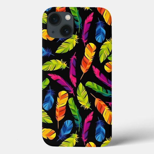 Abstract colorful feather explosion Case-Mate iPhoneケース (裏面)