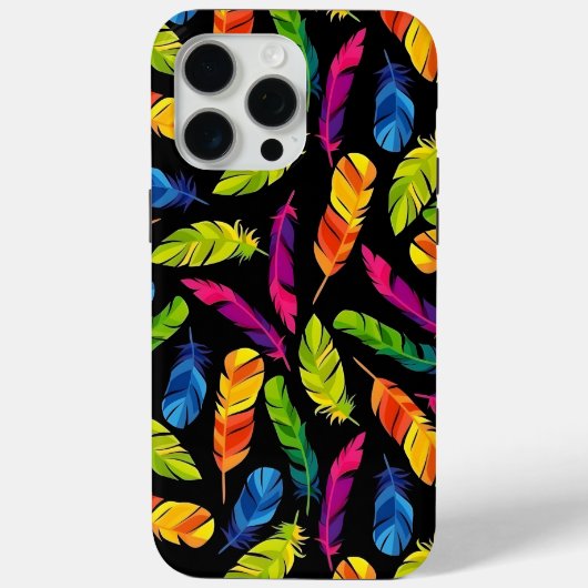 Abstract colorful feather explosion Case-Mate iPhoneケース (裏面)
