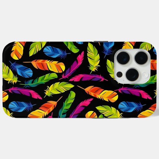 Abstract colorful feather explosion Case-Mate iPhoneケース (裏面 (横))