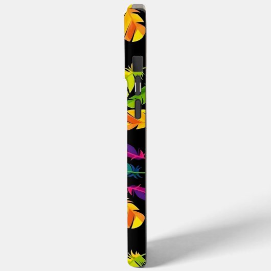 Abstract colorful feather explosion Case-Mate iPhoneケース (裏面 / 左)