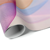 Abstract Colorful Flowing Ribbons ラッピングペーパー (ロールコーナー)