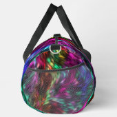 Abstract Colorful Fur Background-24605 ダッフルバッグ (右)