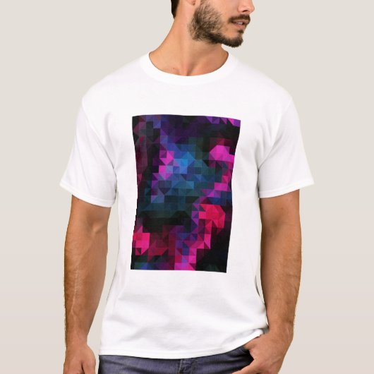 Abstract Colorful Geometrical Art Tシャツ (正面)