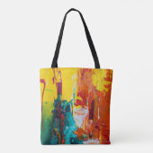 Abstract colorful image on tote bag トートバッグ (裏面)