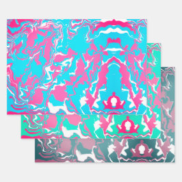 Abstract colorful Merge ラッピングペーパーシート