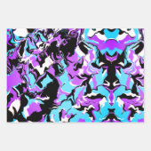 Abstract colorful Merge ラッピングペーパーシート (正面)