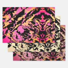 Abstract colorful Merge ラッピングペーパーシート