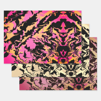 Abstract colorful Merge ラッピングペーパーシート