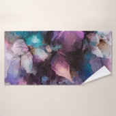 Abstract colorful oil, acrylic painting of spring  バスタオル (バスタオル)