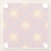 Abstract Colorful Pattern ガラスコースター (裏面)
