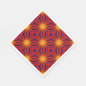 Abstract Colorful Pattern スタンダードランチョンナプキン (角)