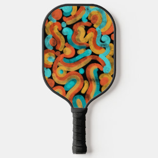 Abstract colorful pickleball paddle ピックルボールラケット