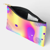 Abstract Colorful Pop Art Gradient  アクセサリーポーチ (見開き)