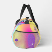 Abstract Colorful Pop Art Gradient  ダッフルバッグ (右)