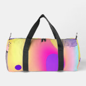 Abstract Colorful Pop Art Gradient  ダッフルバッグ (裏面)