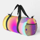 Abstract Colorful Pop Art Gradient  ダッフルバッグ (右コーナー)