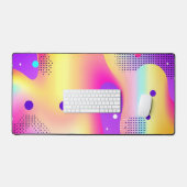 Abstract Colorful Pop Art Gradient  デスクマット (キーボード&マウス)