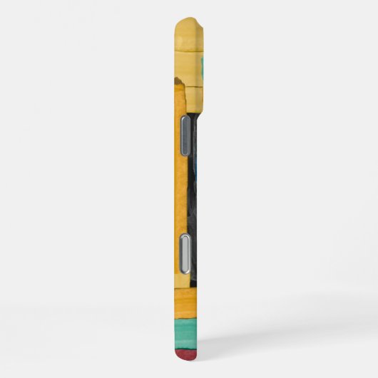 Abstract Colorful Sunset iPhoneケース (右側面)