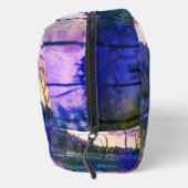 Abstract colorful trees cosmetic bag ドップキット (右)