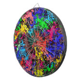 Abstract Colorful Twirly /  ダーツボード (正面右)