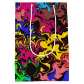 Abstract Colorful Twirly /  ミディアムペーパーバッグ (裏面)