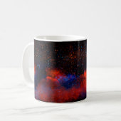 Abstract Colorful watercolor painting background, コーヒーマグカップ (正面左)