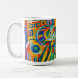 Abstract colors コーヒーマグカップ
