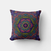 Abstract Colour Combination Throw Pillow クッション (正面)