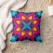 Abstract Colour Combination Throw Pillow クッション (ブランケット)