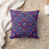 Abstract Colour Combination Throw Pillow クッション (ブランケット)