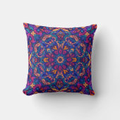 Abstract Colour Combination Throw Pillow クッション (正面)