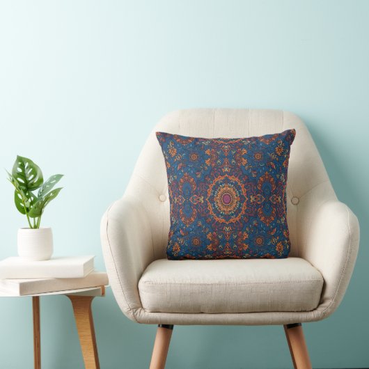 Abstract Colour Combination Throw Pillow クッション (椅子)