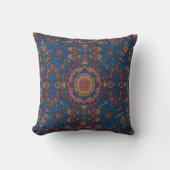 Abstract Colour Combination Throw Pillow クッション (正面)