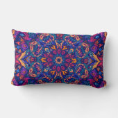 Abstract Colour Combination Throw Pillow ランバークッション (裏面)