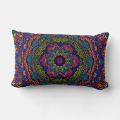 Abstract Colour Combination Throw Pillow ランバークッション (裏面)