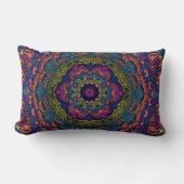 Abstract Colour Combination Throw Pillow ランバークッション (正面)
