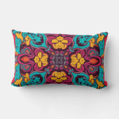 Abstract Colour Combination Throw Pillow ランバークッション (裏面)