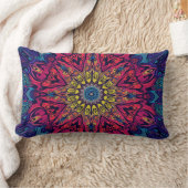 Abstract Colour Combination Throw Pillow ランバークッション (ブランケット)