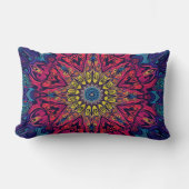 Abstract Colour Combination Throw Pillow ランバークッション (正面)