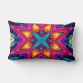 Abstract Colour Combination Throw Pillow ランバークッション (裏面)