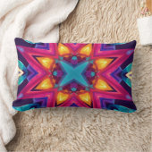 Abstract Colour Combination Throw Pillow ランバークッション (ブランケット)