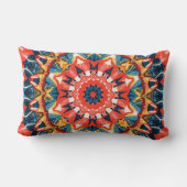 Abstract Colour Combination Throw Pillow ランバークッション (裏面)