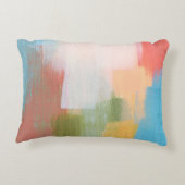 Abstract colourful design. Versatile artistic. Bru アクセントクッション (裏面)