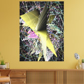 Abstract Contemporary Painting キャンバスプリント (インサイチュ (リビング))
