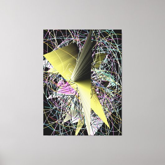 Abstract Contemporary Painting キャンバスプリント (正面)