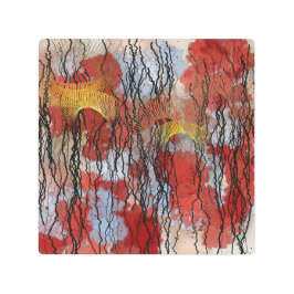 Abstract Contemporary Painting メタルプリント