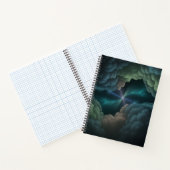 Abstract Cosmic Cloud Spiral Notebook ノートブック (内部)