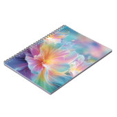 Abstract cosmic floral explosion in pastel ノートブック (左側)